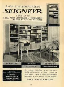 Publicité Mobilier Emile Seigneur