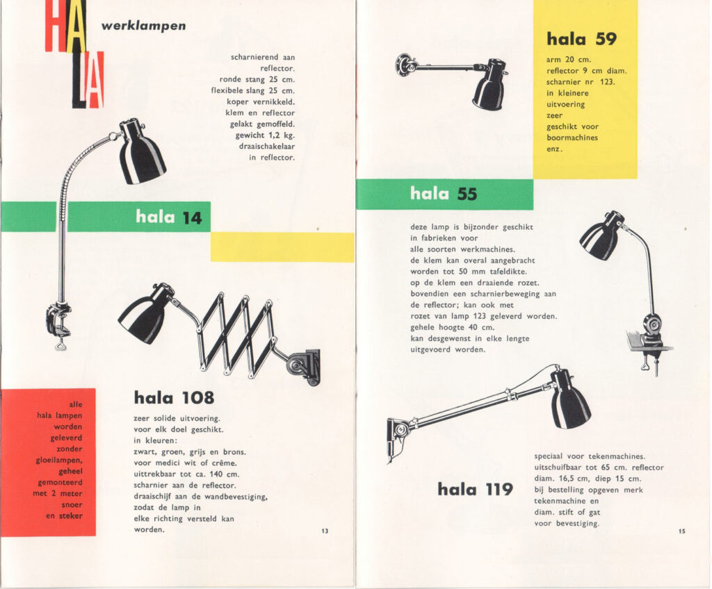 Extrait Catalogue Hala Zeist 1959