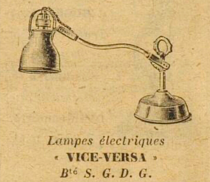 Lampe VIce Versa Gourdon 1912