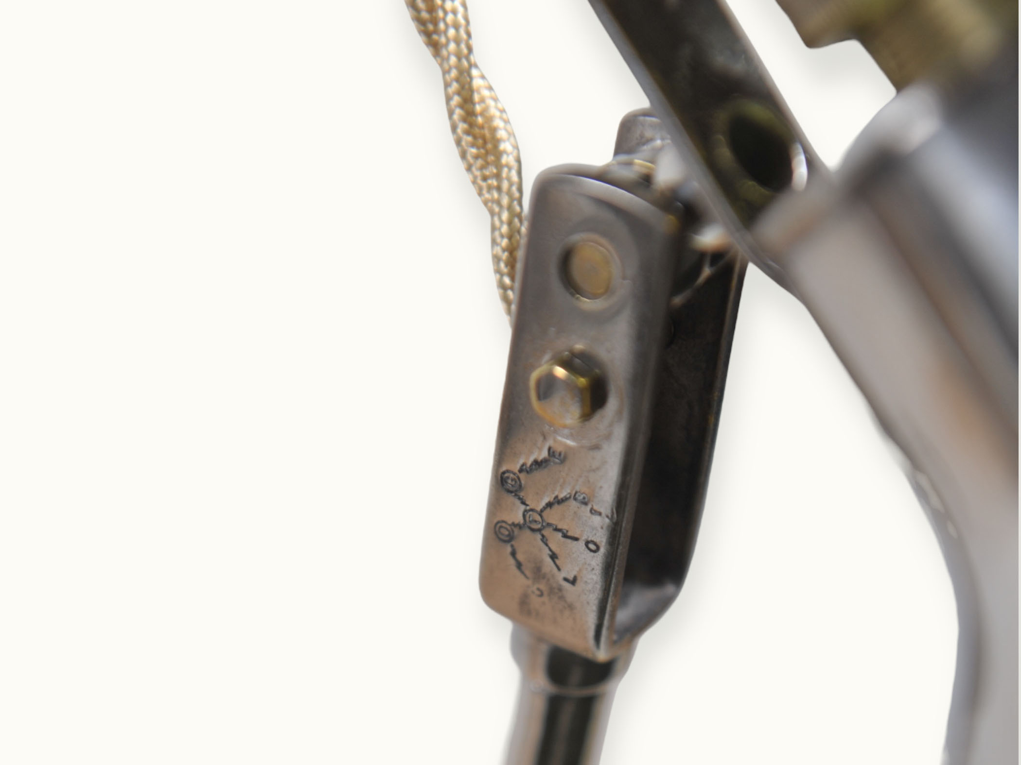 Lampe de bureau Vice-Versa, etablissements Gourdon - detail