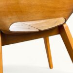 Chaise Amsterdam A.R.P. Guariche Motte Mortier 1953 pour Steiner detail
