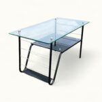 Table Basse & Porte-Revues, 1958, fabrication italienne, Airborne