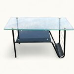 Table Basse & Porte-Revues, 1958, fabrication italienne, Airborne