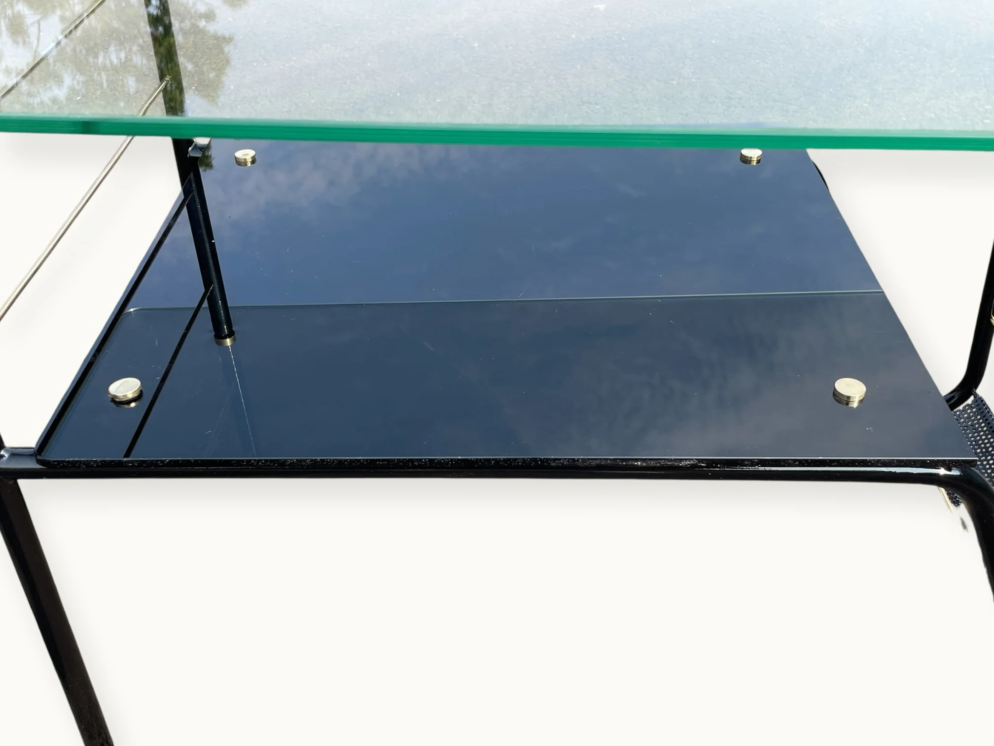 Table Basse & Porte-Revues, 1958, fabrication italienne, Airborne