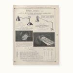 Lampe de bureau et de dessinateur, manufacture parisienne d'appareillage éléctrique