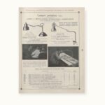 Lampe de bureau et de dessinateur, manufacture parisienne d'appareillage éléctrique