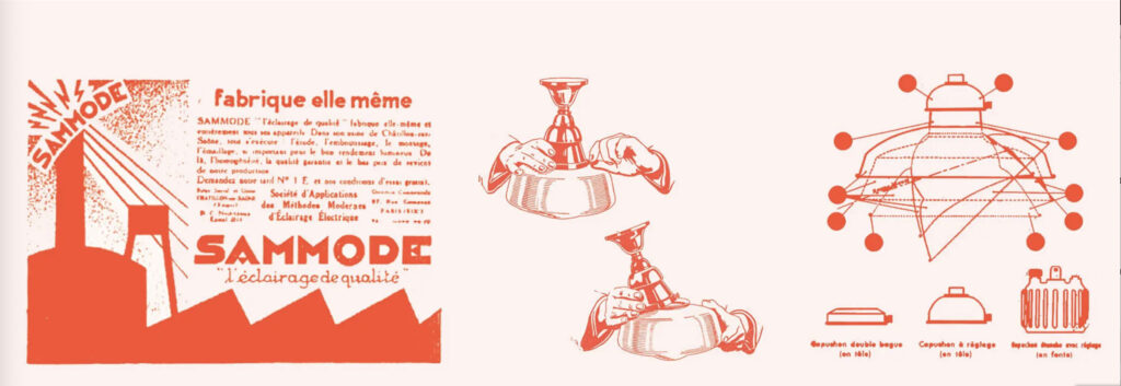publicité Sammode, société d'Application des Méthodes modernes d'éclairage électrique