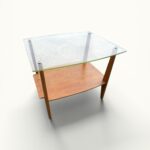 Roger Landault Table basse 1006 Gamme Dakar Gueridon 1955