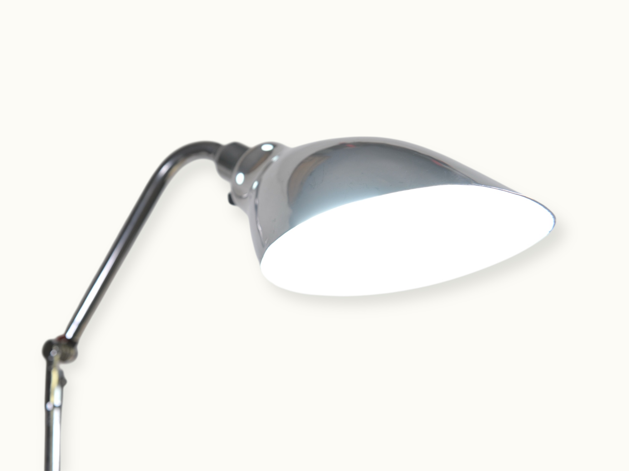 Lampe Ki‑E‑Klair Alphonse Pinoit — lampe articulée industrielle 1950