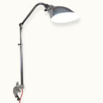 Lampe Ki‑E‑Klair Alphonse Pinoit — lampe articulée industrielle 1950