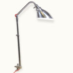 Lampe Ki‑E‑Klair Alphonse Pinoit — lampe articulée industrielle 1950
