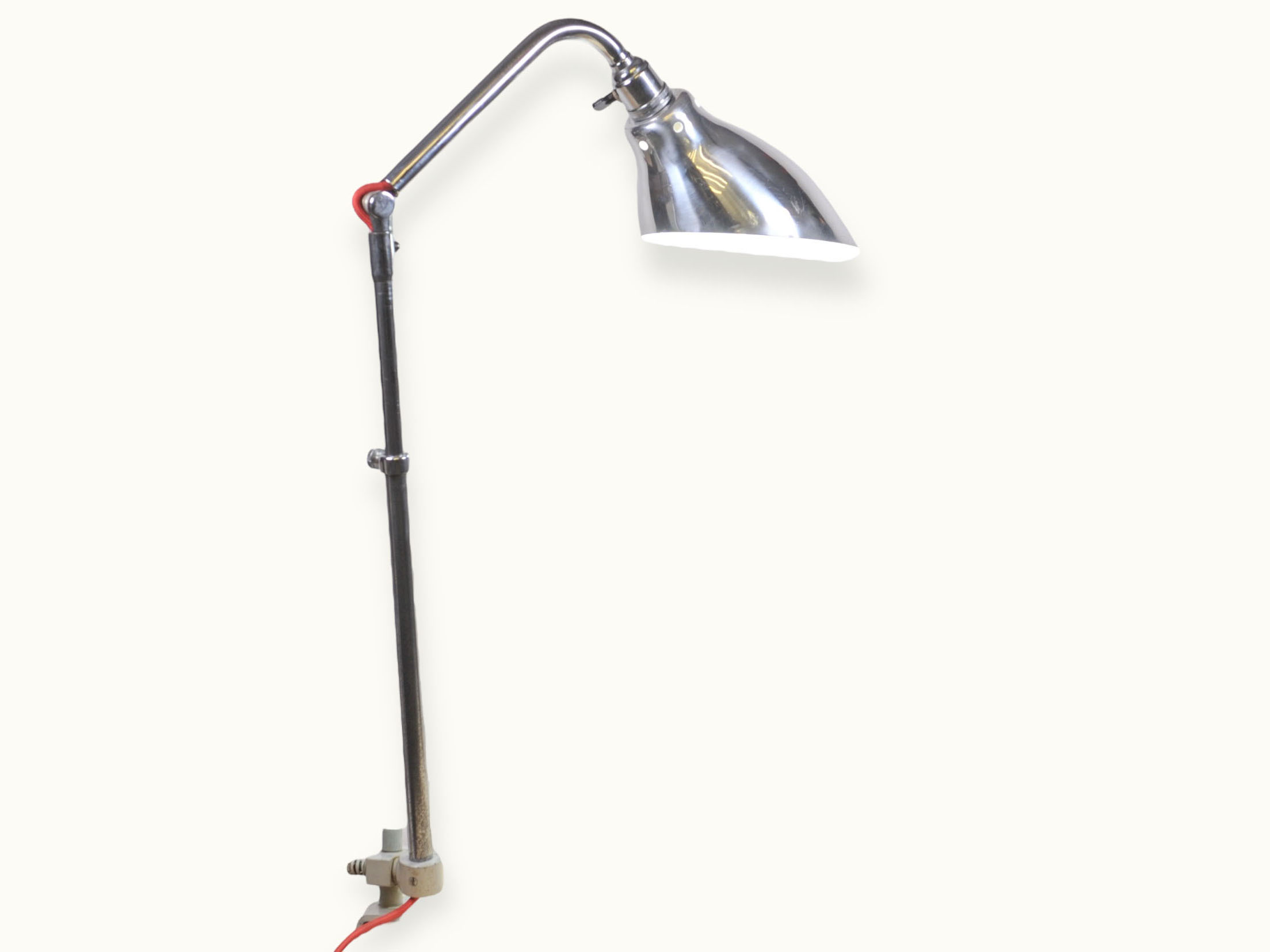 Lampe Ki‑E‑Klair Alphonse Pinoit — lampe articulée industrielle 1950