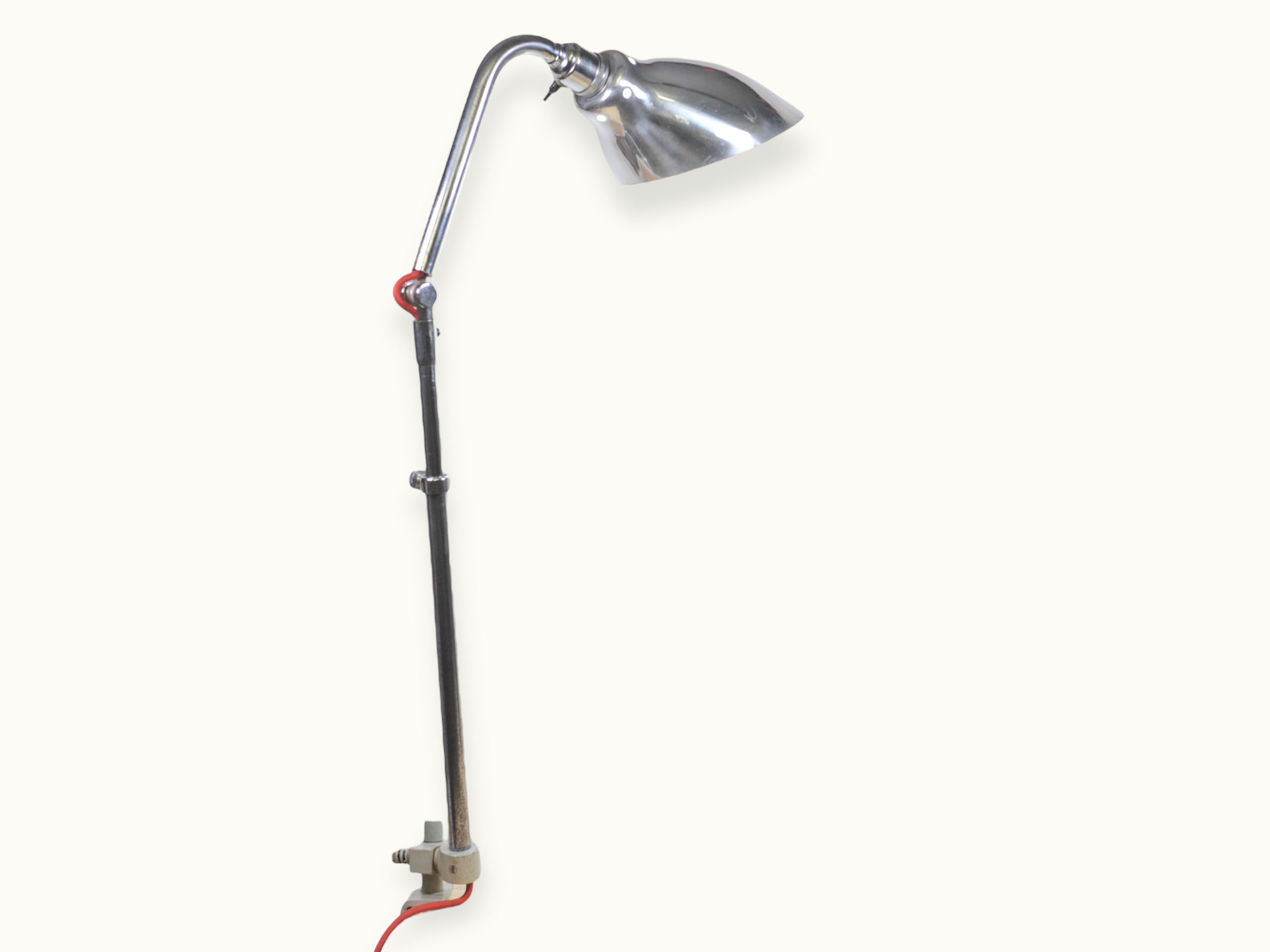 Lampe Ki‑E‑Klair Alphonse Pinoit — lampe articulée industrielle 1950