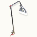 Lampe Ki‑E‑Klair Alphonse Pinoit — lampe articulée industrielle 1950