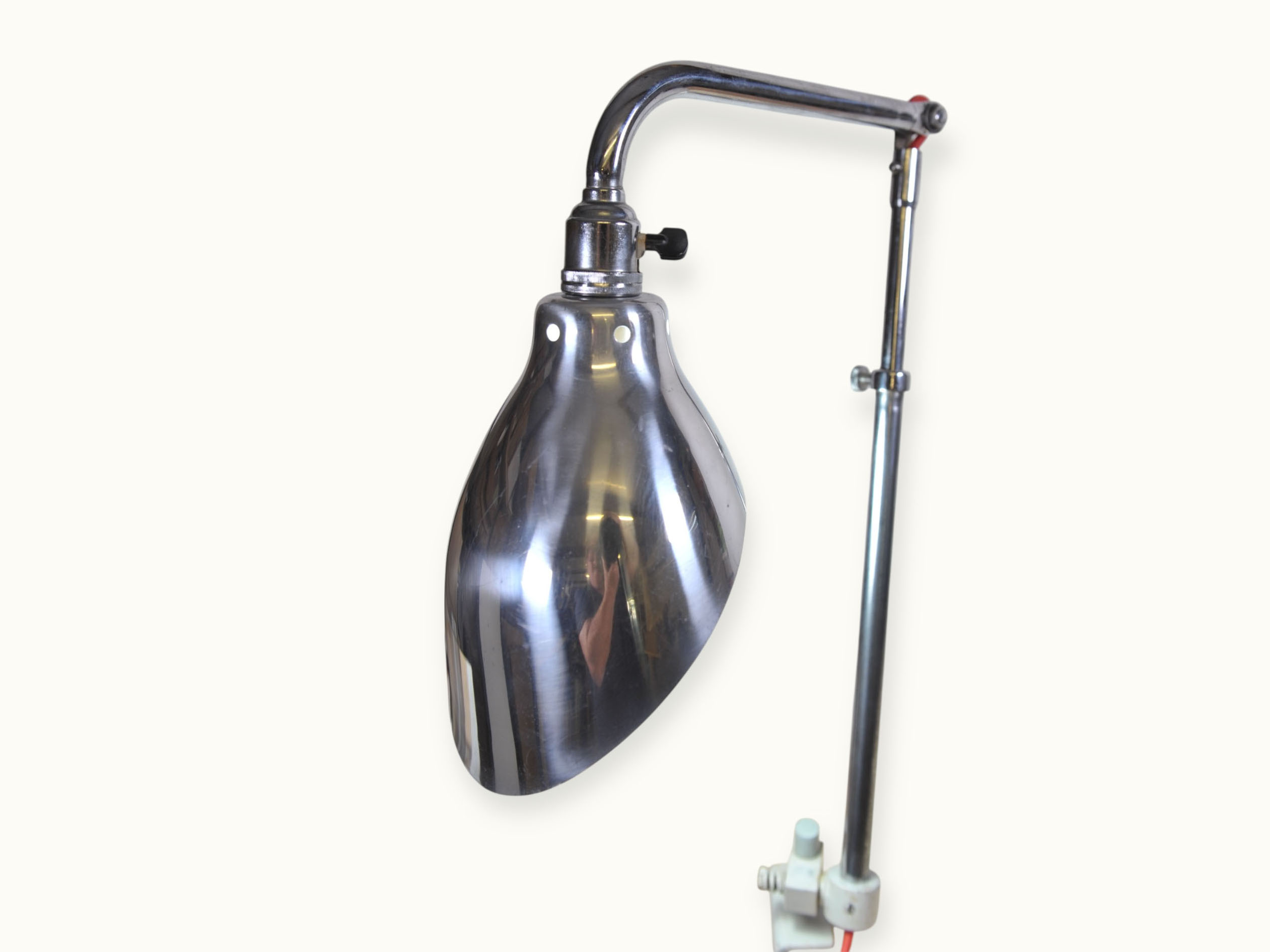 Lampe Ki‑E‑Klair Alphonse Pinoit — lampe articulée industrielle 1950