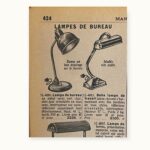 Lampe de bureau Manufrance des années 1950 (référence catalogue 32-4886).