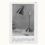 Lampe de bureau JUMO 800 S vintage (vers 1950) — émail vert, chrome, socle fonte lesté, frein mécanique, hauteur diffuseur réglable. Rénovée. Traces du temps visibles.