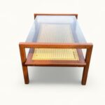 Table basse SNA Roset - Gamme cannage nylon - attribué à Michel Ducaroy - 1958