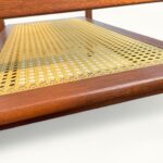 Table basse SNA Roset - Gamme cannage nylon - attribué à Michel Ducaroy - 1958