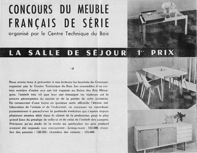Concours CTB 1954 1er prix - Minvielle, steiner et ARP 